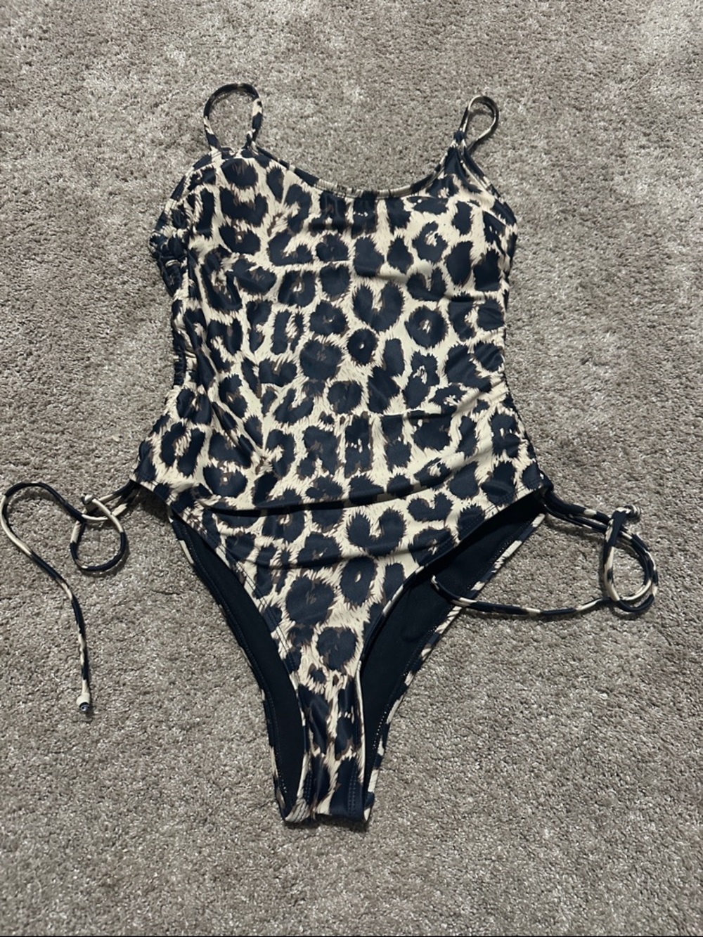 NWOT Leopard Print One-Piece Swimsuit